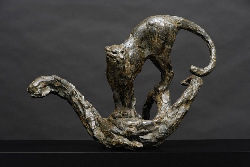 DYLAN LEWIS, S433 WATCHFUL LEOPARD
2017, BRONZE