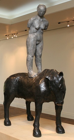WILMA CRUISE, UNTITLED: LARGE HORSE AND RIDER (STANDING)
2007, BRONZE
