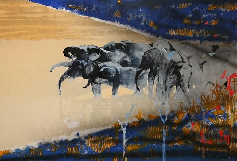 KEITH JOUBERT, TRILOGY
OIL ON CANVAS