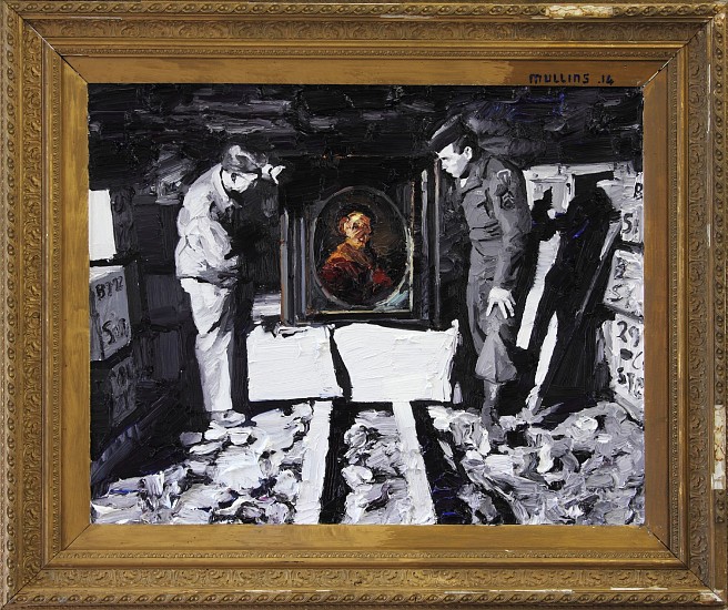 NIGEL MULLINS, SALT MINES OF HEILBRONN
2014, OIL ON SUPERWOOD AND FRAME