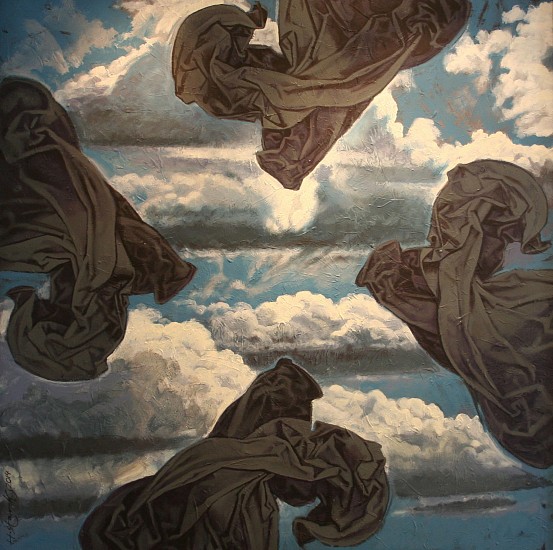 HELMUT STARCKE, HOMAGE TO HUGO VAN DER GOES
2014, ACRYLIC ON CANVAS