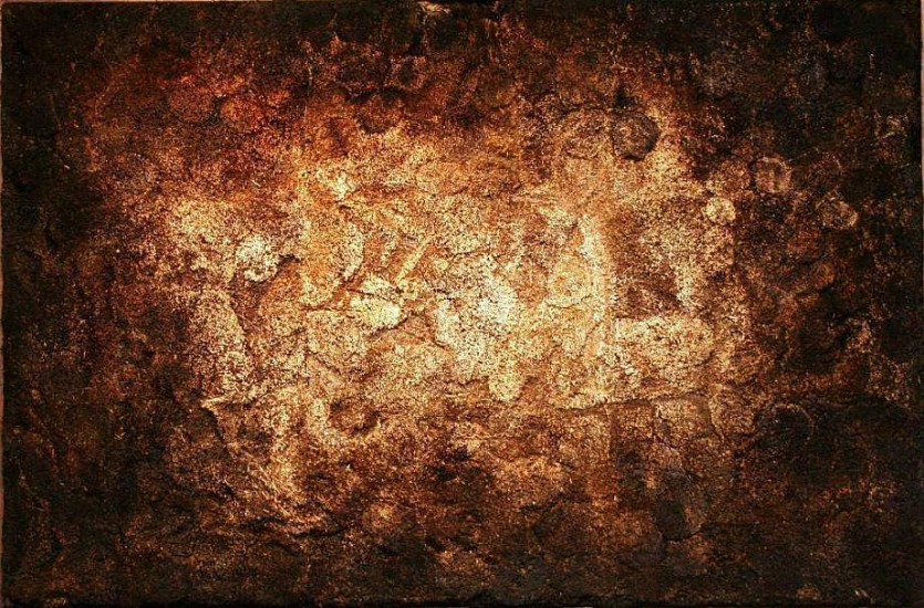 ANGUS TAYLOR, VAN BUITE (MATERIAL FIELD PAINTING SERIES)
2011, HIGHVELD GRASS & COPPER FRAME