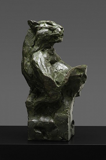 DYLAN LEWIS, S481 Leopard Lying on Boulder Bust
2018