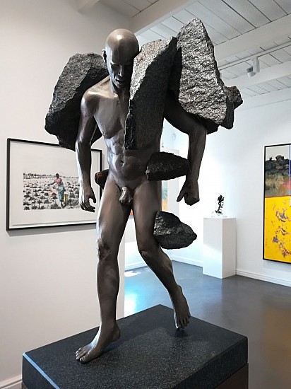 ANGUS TAYLOR, RESISTANCE AS NATURE VI
2016, CAST BRONZE, PATINA & BELFAST GRANITE