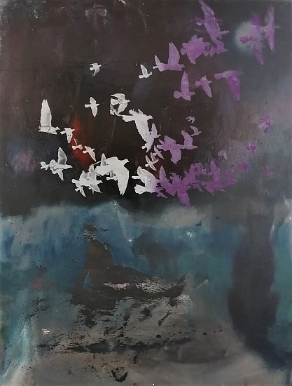 BEEZY BAILEY, THE LAST BIRD MIGRATION
2019, OIL ON  CANVAS