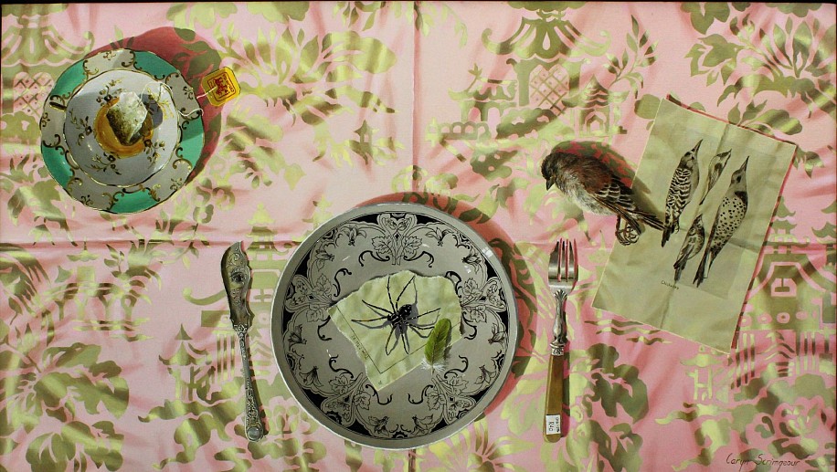 CARYN SCRIMGEOUR, THE STILL WARM BODY OF A LIFELESS BIRD
2016, OIL ON CANVAS