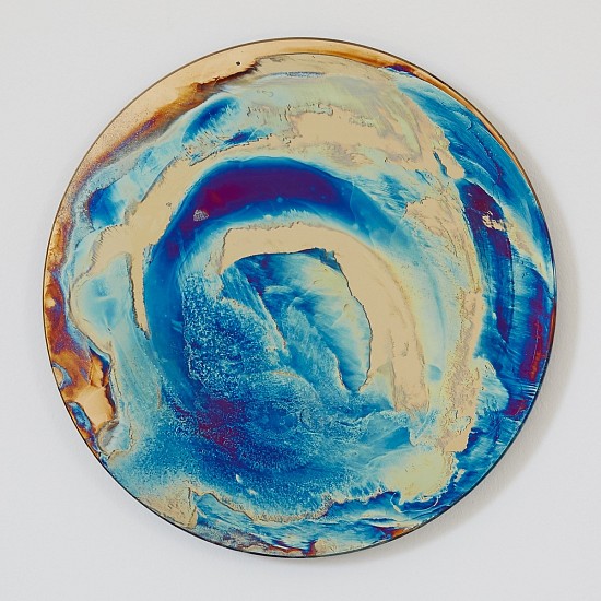 WATER DIXON, PELICAN NEBULA
2020, BRASS ON GLASS