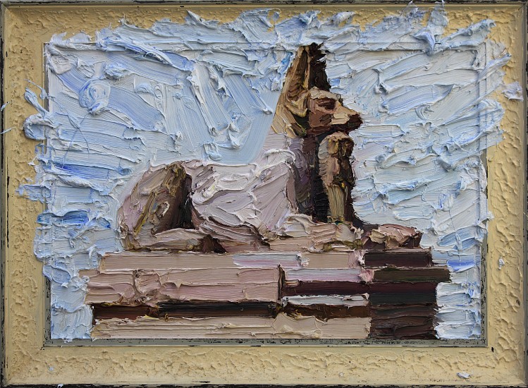 NIGEL MULLINS, ANUBIS
2018, OIL ON SUPAWOOD & FRAME