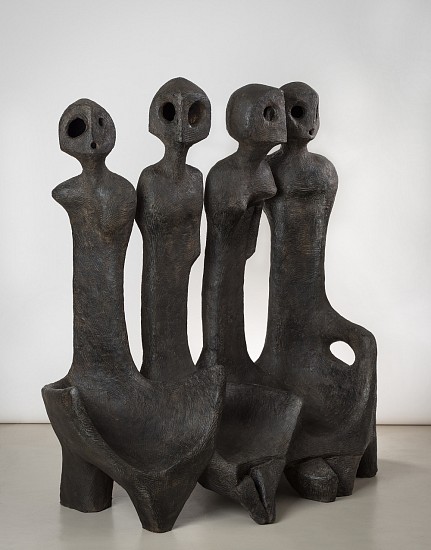 SPEELMAN MAHLANGU, FOUR FIGURES (LIFE-SIZE)
2018, BRONZE