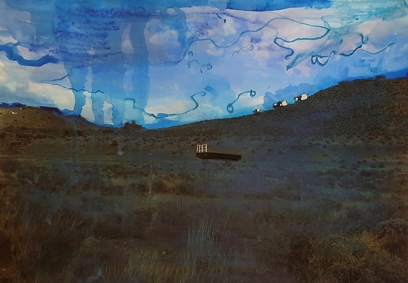 LIZA GROBLER, DEELFONTEIN DRAWING 35
2020, MIXED MEDIA ON ARCHIVAL PRINT