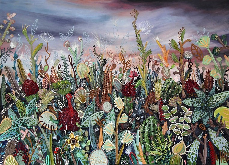 LEE-ANN HEATH, CONVERSATION WITH CACTI
2021, OIL ON CANVAS