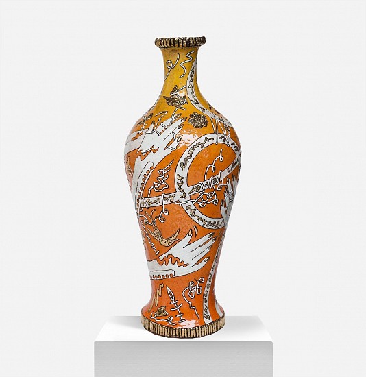 LUCINDA MUDGE, NOTHING'S EVER ENOUGH
2021, CERAMIC WITH GOLD LUSTRE