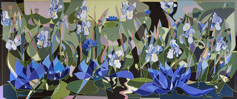 ROBERT SLINGSBY, QUI ME CALCAS CALCABERIS ET TU ID COQITA ET ORA PRO ME
2021, OIL ON 510 GRAM CANVAS BONDED TO PLY PANEL