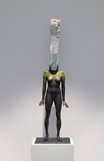ANGUS TAYLOR, BOUNDING FEMALE
2021, BRONZE, PRASIOLITE, HELIOTROPE & HEMATITE