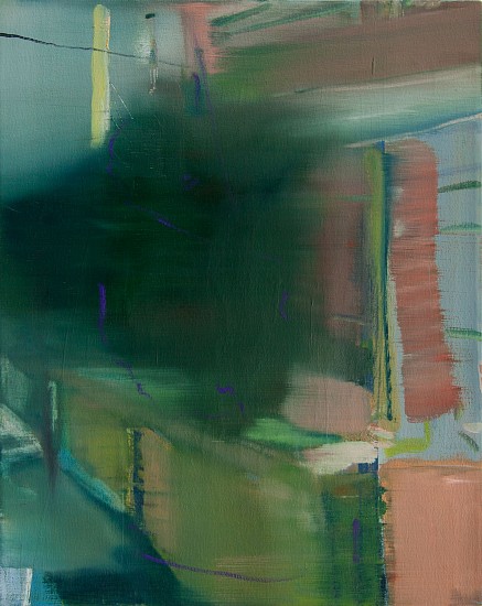 SWAIN HOOGERVORST, STATION STREET (WALKING THROUGH WOODSTOCK)
2022, OIL ON CANVAS