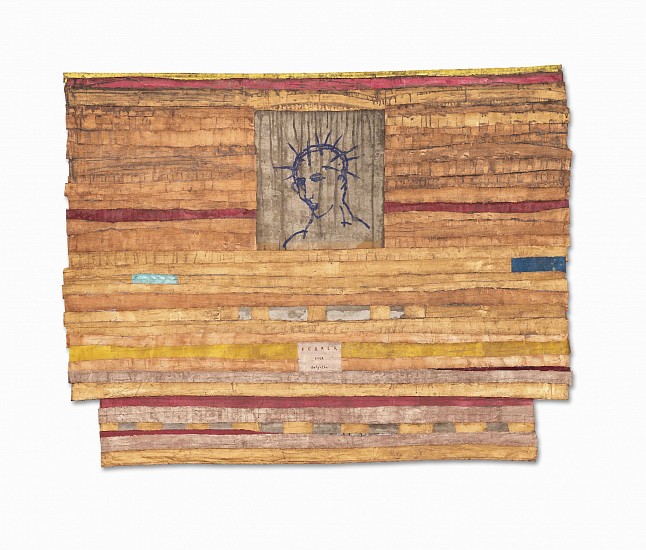 GUY FERRER, GOLGOTHA
2022, MIXED MEDIA & COLLAGE