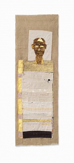 GUY FERRER, FAYOUM
2022, MIXED MEDIA & COLLAGE ON SILK
