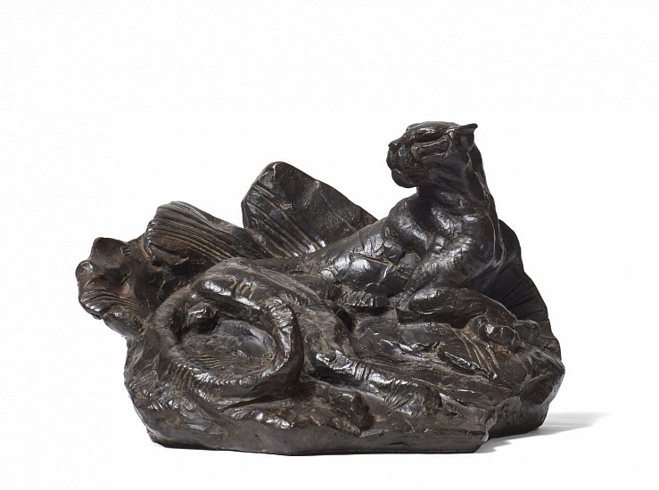 DYLAN LEWIS, S454 LYING LEOPARD II MAQUETTE
2023, BRONZE