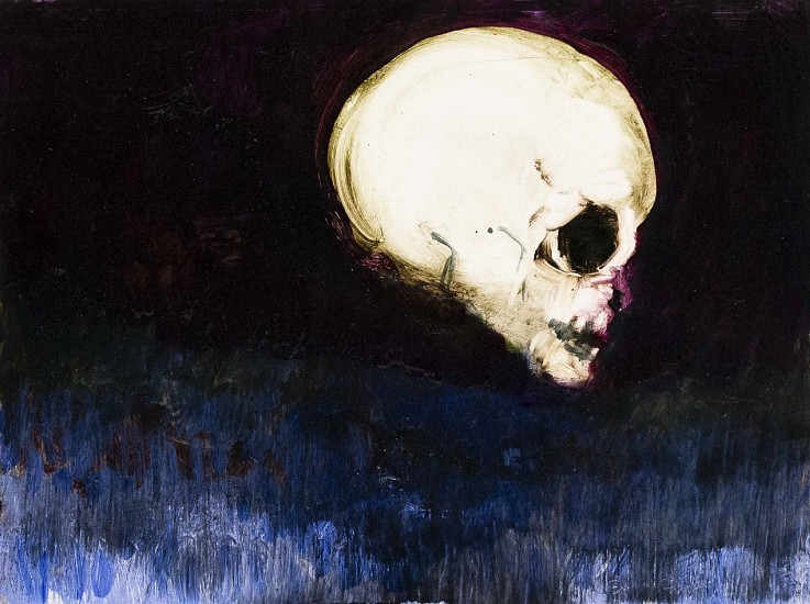 BEEZY BAILEY, SKULL
2023, OIL ON BOARD