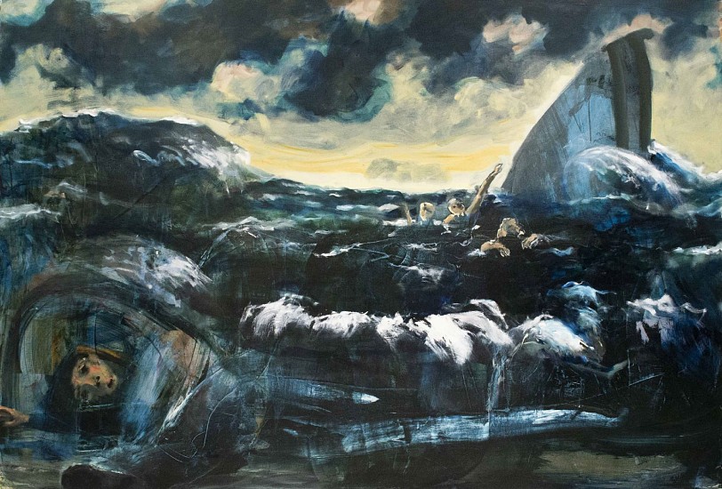 BEEZY BAILEY, THE CROSSING
2023, OIL ON CANVAS