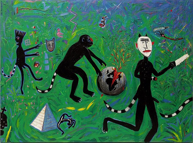 NORMAN CATHERINE, AS TIME GOES BY
1985, OIL ON CANVAS