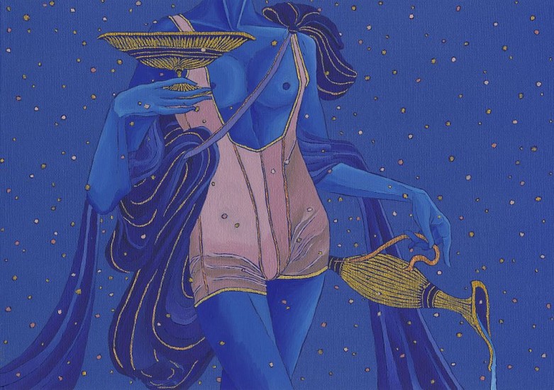 SHAKIL SOLANKI, THE CUPBEARER (THE IMAGE OF HEAVENLY NECTAR BOUGHT DOWN TO EARTH)
MIXED MEDIA ON CANVAS PANEL