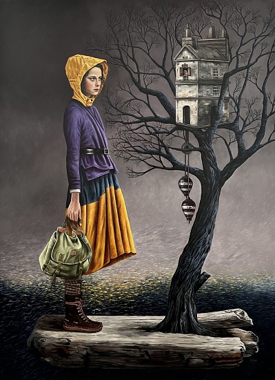 ANGELA BANKS, DRIFTING VAGABOND DREAMS
2023, OIL ON CANVAS
