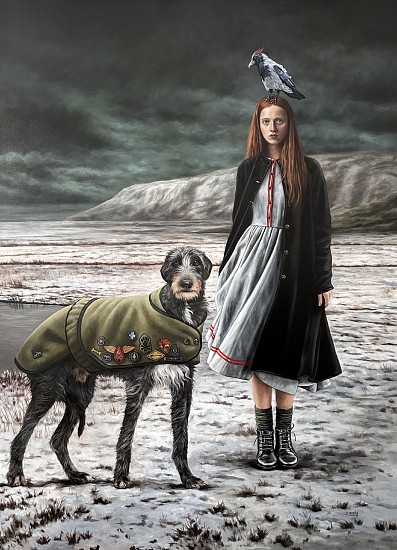 ANGELA BANKS, DANCE OF THE THIN RED LINE
2023, OIL ON CANVAS