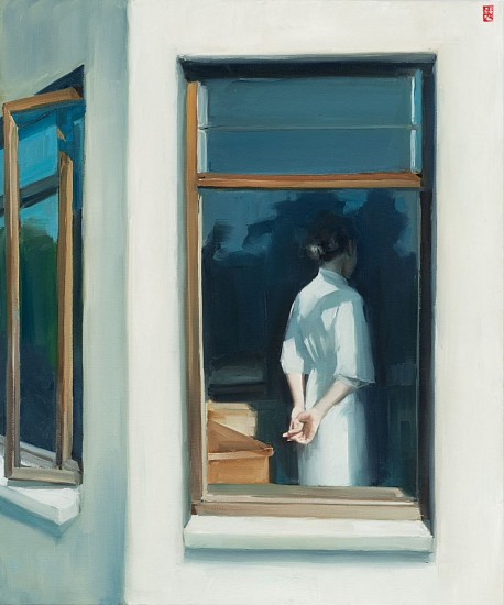 SASHA HARTSLIEF, WAITING
2023, OIL ON CANVAS