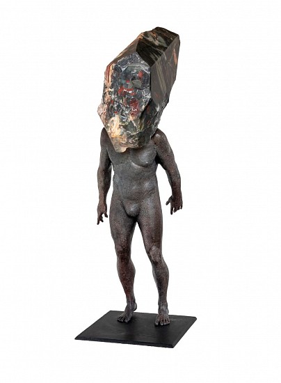 ANGUS TAYLOR, HELIOTROPE WITH BRONZE BASE
HELIOTROPE, BRONZE & STAINLESS STEEL