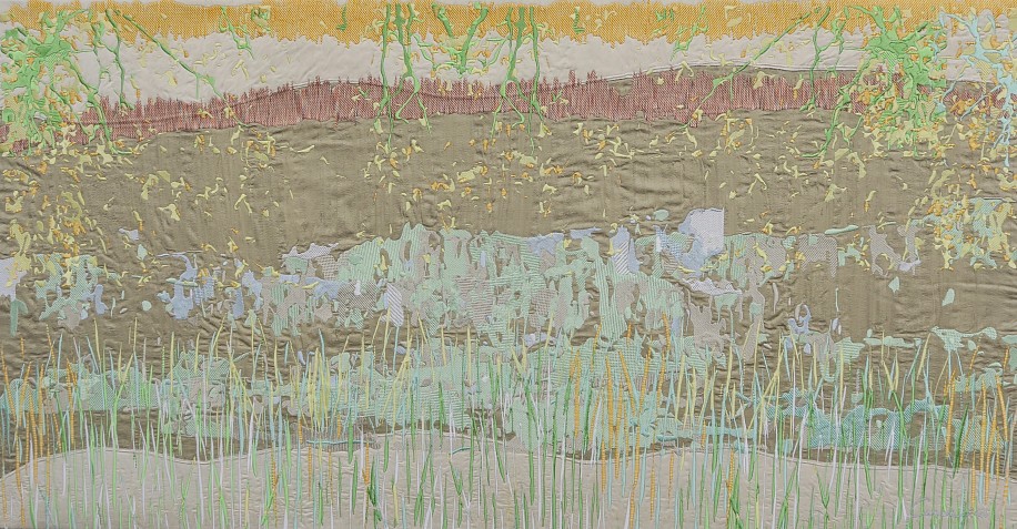 ARABELLA CACCIA, CHILOJO CLIFFS, GONAREZHOU, ZIMBABWE
2023, EMBROIDERY ON SILK