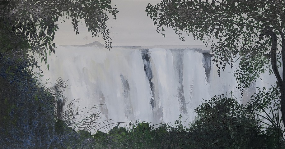 ARABELLA CACCIA, WINDOW ON MOSI-OA-TUNYA, ZIMBABWE
2023, Mixed Media on Paper