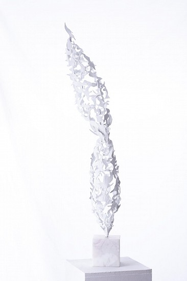 ARABELLA CACCIA, MAPIKO - WHITE
2023, BRONZE & PIGMENT ON NAMIBIAN MARBLE BASE