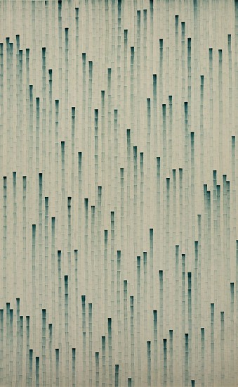 CATHY ABRAHAM, TEARS OF GREEN ECHOES
2024, OIL ON ITALIAN COTTON CANVAS