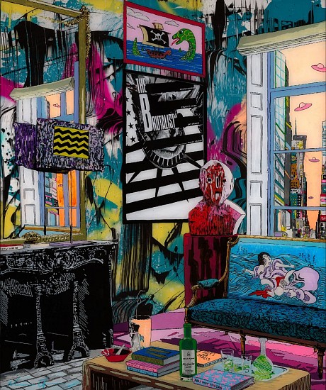 NORMAN O'FLYNN, RULES FOR REBELS
ACRYLIC ON ACRYLIC GLASS