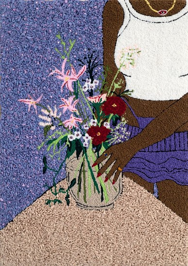 TALIA RAMKILAWAN, IF YOU LIKE HER, BUY HER FLOWERS
WOOL & CLOTH ON HESSIAN