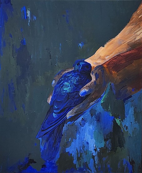 IMRAAN CHRISTIAN, OLIVER AND RICHARD (TITLE TBC)
ACRYLIC ON CANVAS ON BOARD