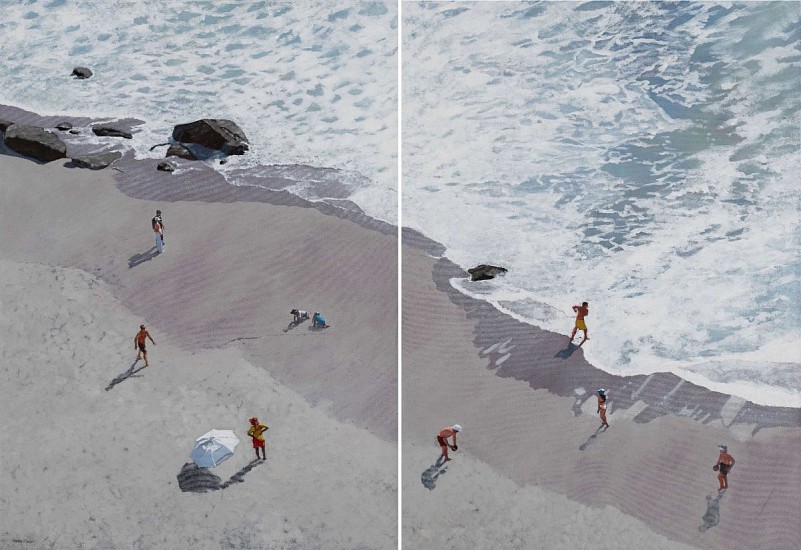 DENBY MEYER, 5PM BEACH (DIPTYCH)
ACRYLIC ON CANVAS