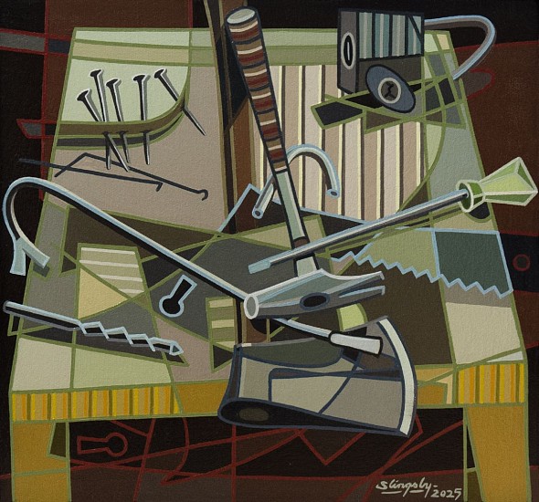 ROBERT SLINGSBY, LAST SUPPER
OIL ON LINEN