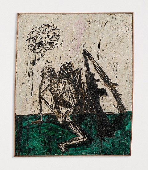 BOYTCHIE
2025, OIL, ENAMEL AND BITUMEN ON CANVAS