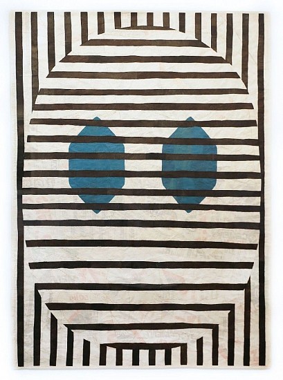 MICHAEL MACGARRY, ALSO AFRICAN
RECLAIMED PACKAGING PAPER, COTTON, ARCHIVAL TAPE
