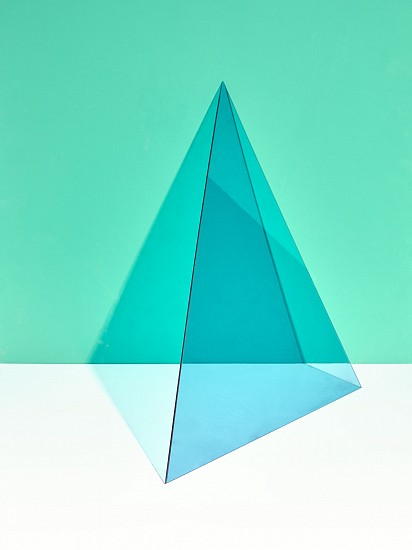 LEAH ROLANDO, BLUE TRIANGLE A
PHOTOGRAPHIC PRINT ON ACRYLIC (FRAMED IN KIAAT WITH PERSPEX SPLINE)