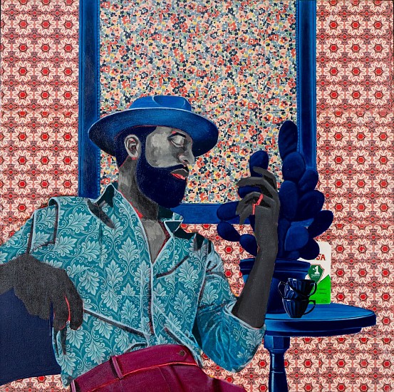 TAFADZWA TEGA, ZVIRIMUBAKO
MIXED MEDIA ON CANVAS