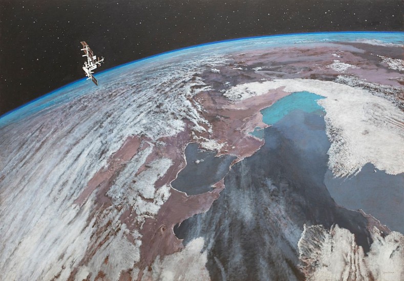 JOHN MEYER, OUR BLUE PLANET (20221)
MIXED MEDIA ON CANVAS
