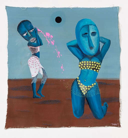 TERESA KUTALA FIRMINO, MY HEAD IS ANOINTED WITH OIL
MIXED MEDIA ON CANVAS