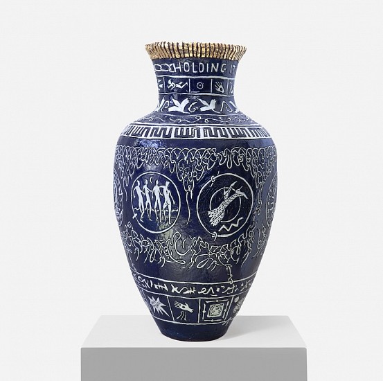 LUCINDA MUDGE, HOLDING IT TOGETHER
2025, CERAMIC AND GOLD LUSTRE